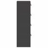 vidaXL File Cabinet Black 45.5 x 42 x 139 cm Cold-Rolled Steel