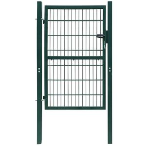 vidaXL 2D Fence Gate (Single) Green 100x180 cm