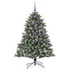 vidaXL Artificial Christmas Tree with 150 LEDs with Stand Green 150 cm