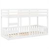 vidaXL Bunk Bed White 80x200 cm Solid Wood Pine