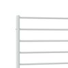 vidaXL Metal Bed Frame without Mattress with Headboard White 80x200cm