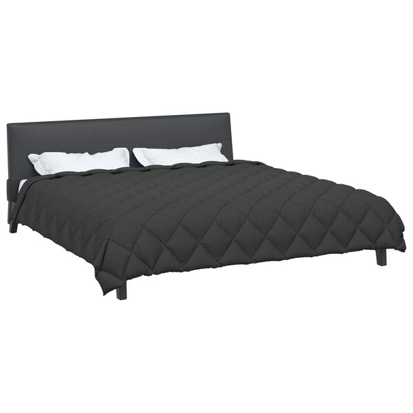 vidaXL Winter Duvet Anthracite 220 x 240 cm Microfiber