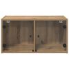vidaXL Wall Cabinet Artisan Oak 68 x 37 x 35 cm Engineered Wood
