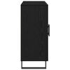 vidaXL Sideboard Black Oak 90 x 34 x 80 cm Engineered Wood