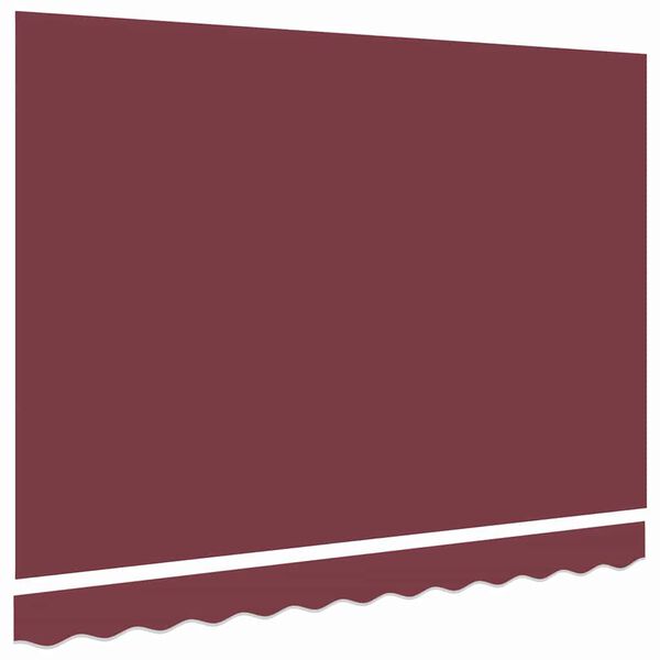 vidaXL Awning Replacement Fabric Burgundy 300 x 200 cm Canvas