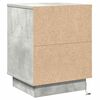 vidaXL Bedside Cabinet Concrete Grey 39 x 34.5 x 50 cm Engineered wood