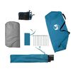 vidaXL Camping Tent 4-Person Blue Quick Release Waterproof