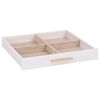 vidaXL Jewellery Box 3-Layer White 23x20.5x14 cm