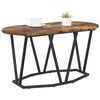 vidaXL Coffee Table Smoked Oak 80 x 40 x 40.5 cm