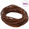 vidaXL Leather Cord Light Brown Ø3 mm x 50 m Leather