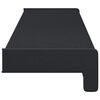 vidaXL Window Sill Anthracite with Wood Grain 60 x 15 x 4.5 cm PVC
