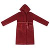 vidaXL Bathrobe Hoodie Bordeaux Red XXXL Flannel