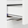 vidaXL Sideboard with Drawer White 100 x 30 x 65.6 Engineered Wood