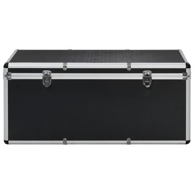 vidaXL Storage Cases 3 pcs Black Aluminium