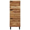 vidaXL Highboard Natural 40 x 33.5 x 110 cm Solid Acacia Wood