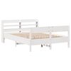 vidaXL Bed Frame without Mattress White 120x200 cm Solid Wood Pine