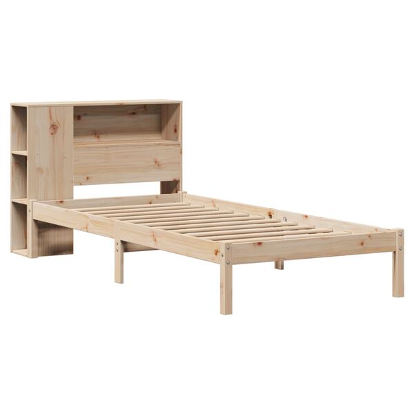 vidaXL Bookcase Bed without Mattress 100x200 cm Solid Wood Pine