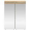 vidaXL Bathroom Mirror Cabinet TULUM Sonoma Oak 60 x 16.5 x 78 cm