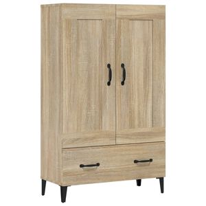 vidaXL Highboard | Sonoma oak | Engineered wood, iron | Medium | Highboard