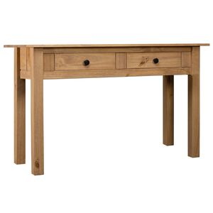 vidaXL Console Table 110x40x72 cm Solid Pine Wood Panama Range