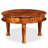 vidaXL Coffee Table Solid Acacia Wood 70x70x40 cm
