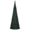vidaXL Pop-up String Artificial Pre-lit Christmas Tree Green 180 cm