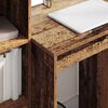 vidaXL Desk with Drawer 2 pcs Old Wood