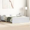 vidaXL Bed Frame without Mattress White 140x200 cm