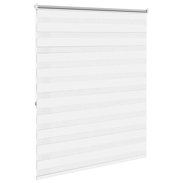 vidaXL Zebra Blind 120 x 175 cm White