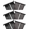 vidaXL Solar Pool Heater Panel 6 pcs 80x620 cm