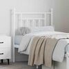 vidaXL Metal Headboard White 75 cm