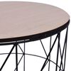 vidaXL Coffee Table 3 pcs Black