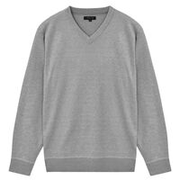 vidaXL Men's Pullover Sweater V-Neck Grey XL