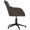 vidaXL Office Chair Dark Grey 56 x 61.5 x 72 cm Velvet