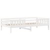 vidaXL Bed Frame White 80x200 cm Solid Wood Pine