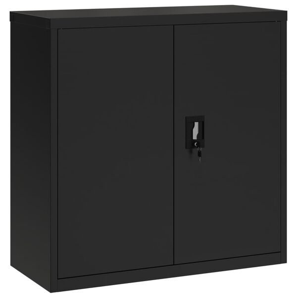 vidaXL File Cabinet Black 90x40x90 cm Steel