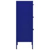 vidaXL Storage Cabinet Navy Blue 42.5x35x101.5 cm Steel