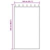 vidaXL Blackout Curtains 2 pcs Light Grey 140 x 245 cm Velvet
