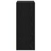 vidaXL Bookshelf Black Oak 80 x 30 x 76.5 cm Engineered Wood