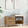 vidaXL Record Cabinet Artisan Oak 84.5x38x48 cm Engineered Wood