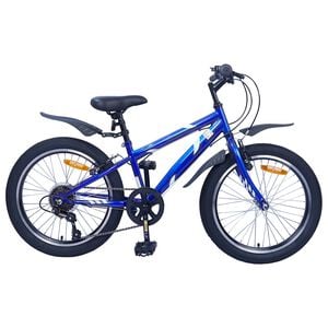 vidaXL Kids Bike 20 Inches 6-Speed for 6-11 Years Old Dark Blue