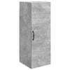 vidaXL Wall-Mounted Cabinet Concrete Grey 33 x 34.5 x 90 cm