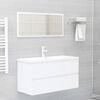 vidaXL Sink Cabinet White 90x38.5x45 cm Engineered Wood