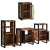 vidaXL Bathroom Furniture Set 4 pcs Multicolour Solid Reclaimed Wood