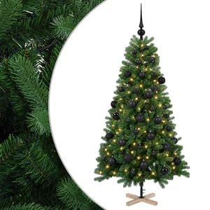 vidaXL Artificial Christmas Tree with Bauble 150 cm 150 LEDs