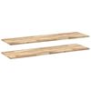 vidaXL Floating Shelves 2 pcs 160x40x2 cm Untreated Solid Wood Acacia