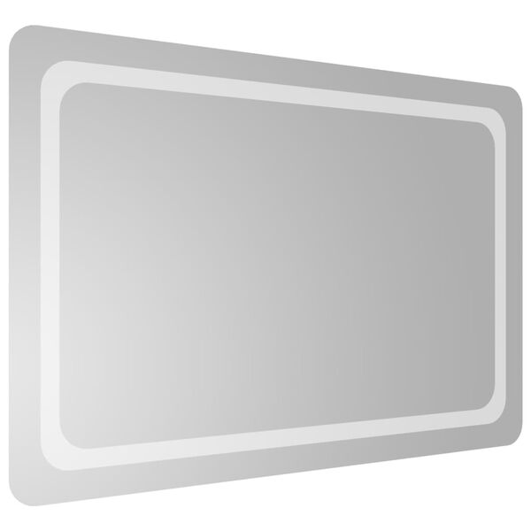 vidaXL LED Bathroom Mirror 90x60 cm