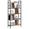 vidaXL Bookshelf Old Wood 75 x 30 x 156 cm Engineered Wood