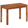 vidaXL Dining Table Solid Wood Acacia with Honey Finish 110x60x76 cm