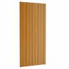 vidaXL Roof Panel 36 pcs Natural 100 x 45 cm Galvanised steel